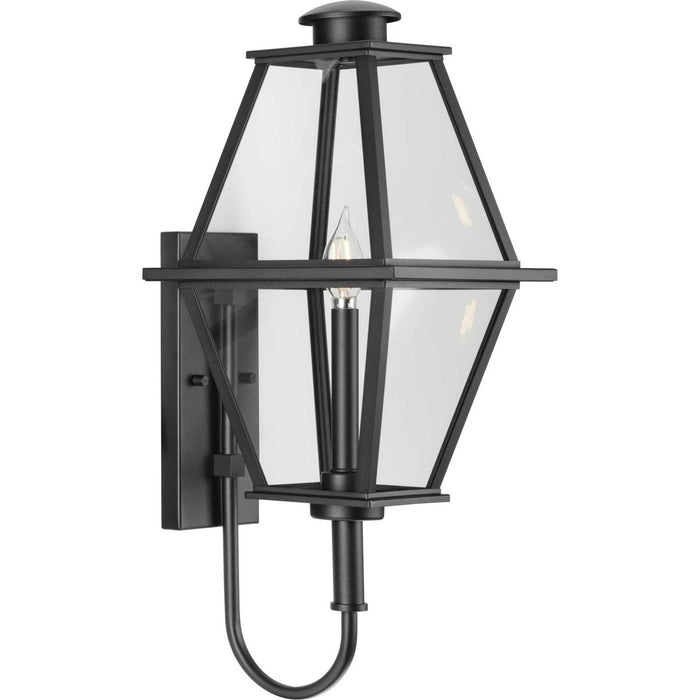 Progress Lighting P560348-031 One Light Outdoor Wall Lantern, Black