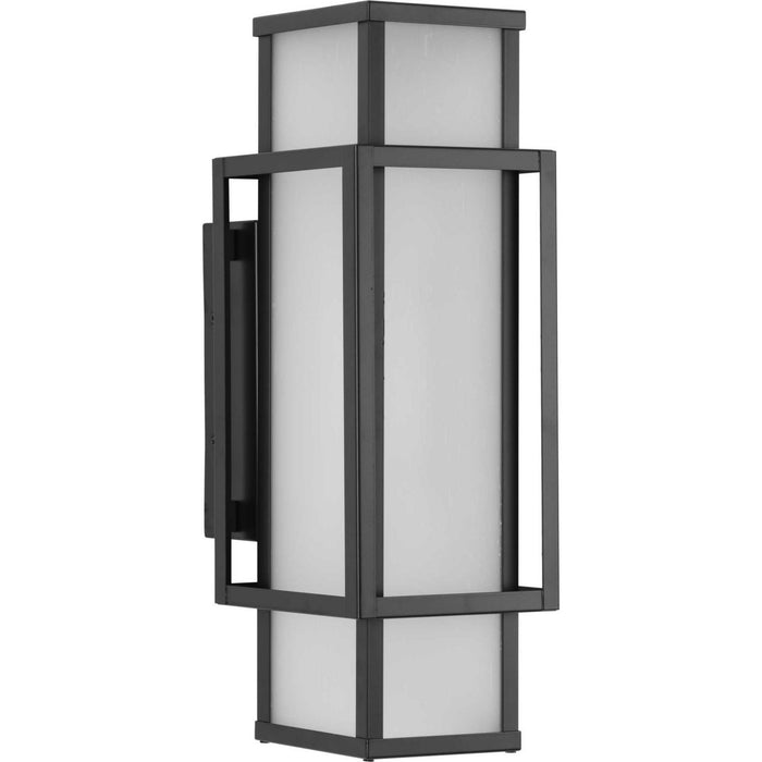 Progress Lighting P560356-31M Two Light Outdoor Wall Lantern, Matte Black