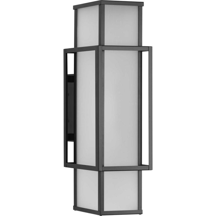 Progress Lighting P560357-31M Two Light Outdoor Wall Lantern, Matte Black