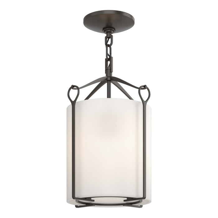 Hubbardton Forge 121140-SKT-14-GG0137 One Light Semi-Flush Mount, Oil Rubbed Bronze