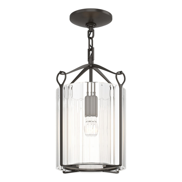 Hubbardton Forge 121140-SKT-14-ZM0137 One Light Semi-Flush Mount, Oil Rubbed Bronze