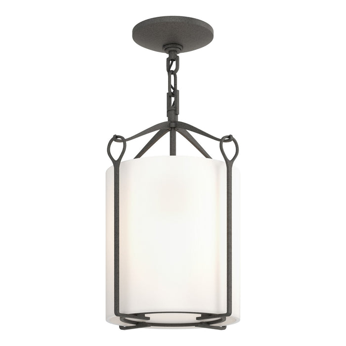 Hubbardton Forge 121140-SKT-20-GG0137 One Light Semi-Flush Mount, Natural Iron