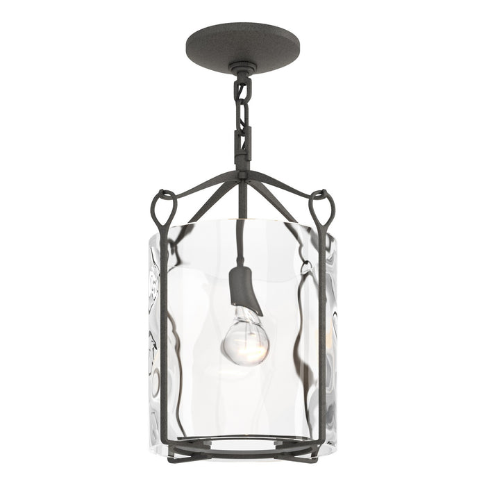 Hubbardton Forge 121140-SKT-20-LL0137 One Light Semi-Flush Mount, Natural Iron