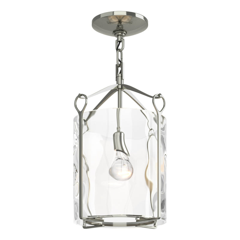 Hubbardton Forge 121140-SKT-85-LL0137 One Light Semi-Flush Mount, Sterling