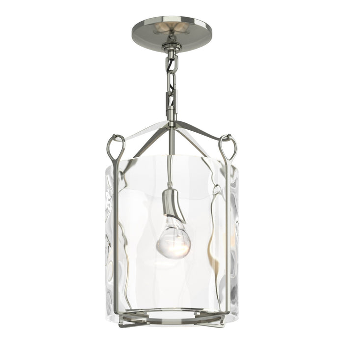 Hubbardton Forge 121140-SKT-85-LL0137 One Light Semi-Flush Mount, Sterling