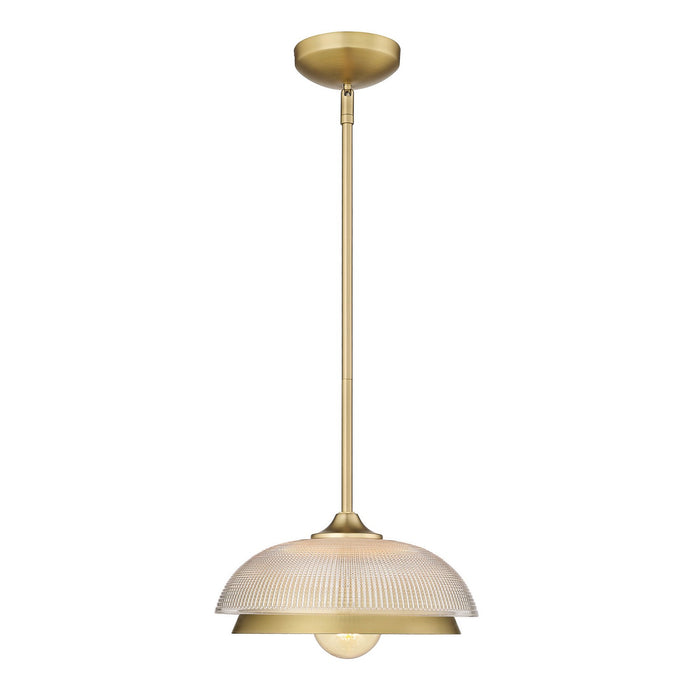 Golden 0309-M1L BCB-RPG One Light Mini Pendant, Brushed Champagne Bronze