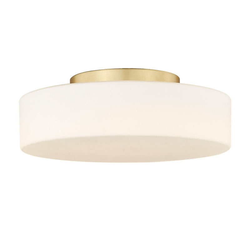 Golden 3136-FM BCB-OP LED Flush Mount, Brushed Champagne Bronze