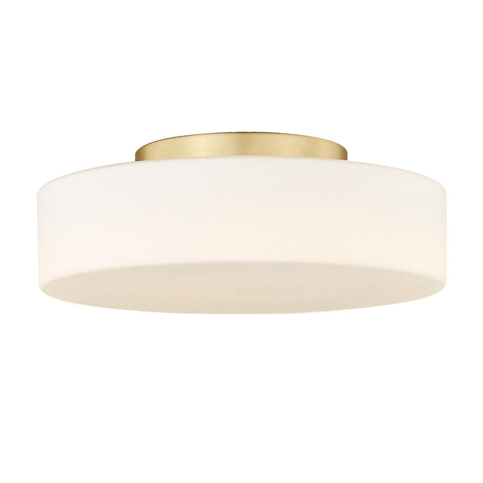 Golden 3136-FM BCB-OP LED Flush Mount, Brushed Champagne Bronze