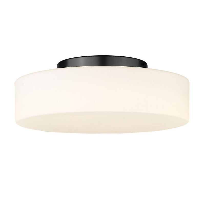 Golden 3136-FM BLK-OP LED Flush Mount, Matte Black