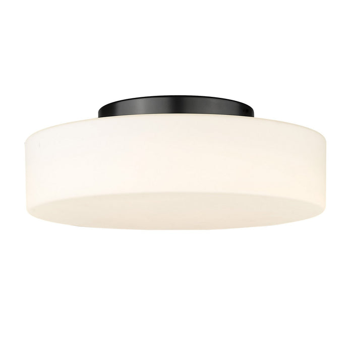 Golden 3136-FM BLK-OP LED Flush Mount, Matte Black