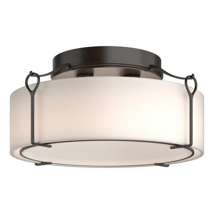 Hubbardton Forge 121145-SKT-14-GG0216 Four Light Semi-Flush Mount, Oil Rubbed Bronze