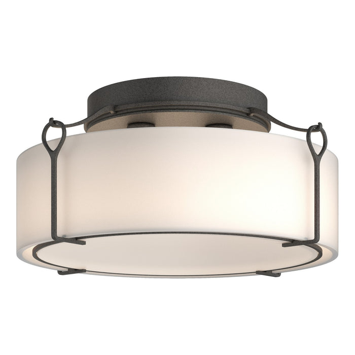 Hubbardton Forge 121145-SKT-20-GG0216 Four Light Semi-Flush Mount, Natural Iron