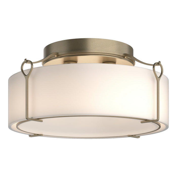 Hubbardton Forge 121145-SKT-84-GG0216 Four Light Semi-Flush Mount, Soft Gold