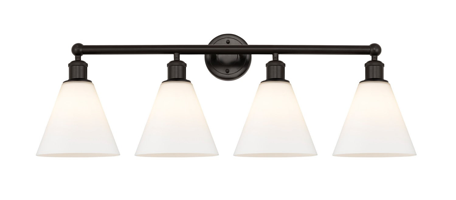 Innovations 616-4W-OB-GBC-81 Four Light Bath Vanity, Oil Rubbed Bronze