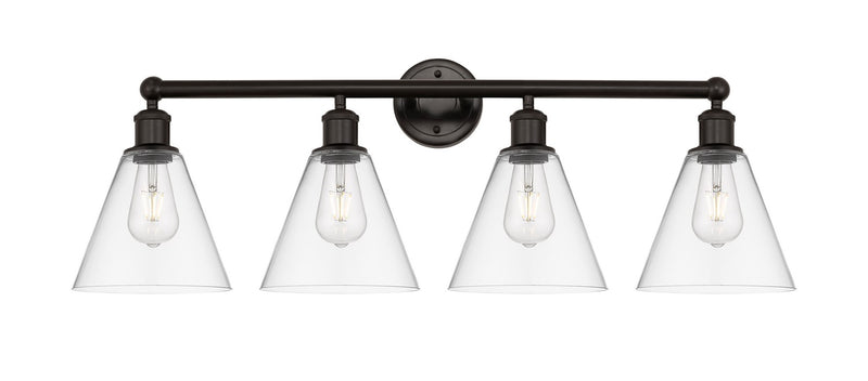 Innovations 616-4W-OB-GBC-82 Four Light Bath Vanity, Oil Rubbed Bronze