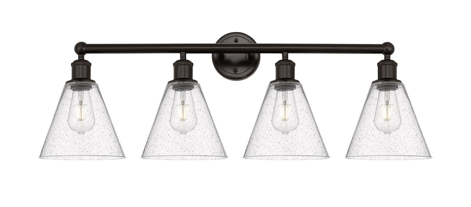 Innovations 616-4W-OB-GBC-84 Four Light Bath Vanity, Oil Rubbed Bronze