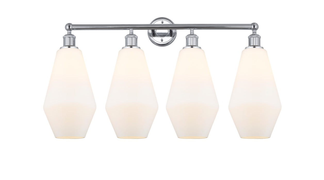 Innovations 616-4W-PC-G651-7 Four Light Bath Vanity, Polished Chrome