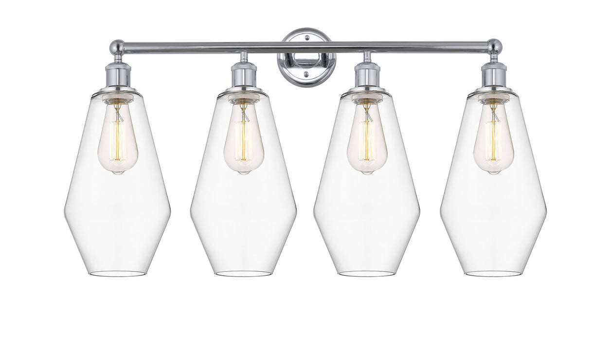 Innovations 616-4W-PC-G652-7 Four Light Bath Vanity, Polished Chrome