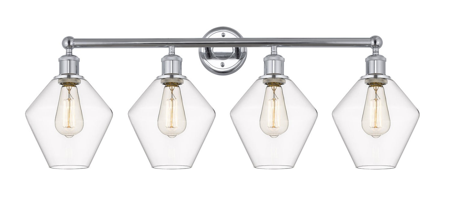 Innovations 616-4W-PC-G652-8 Four Light Bath Vanity, Polished Chrome