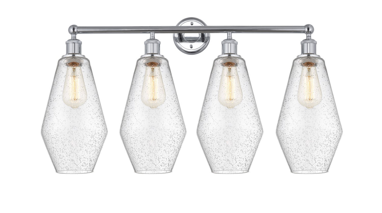 Innovations 616-4W-PC-G654-7 Four Light Bath Vanity, Polished Chrome