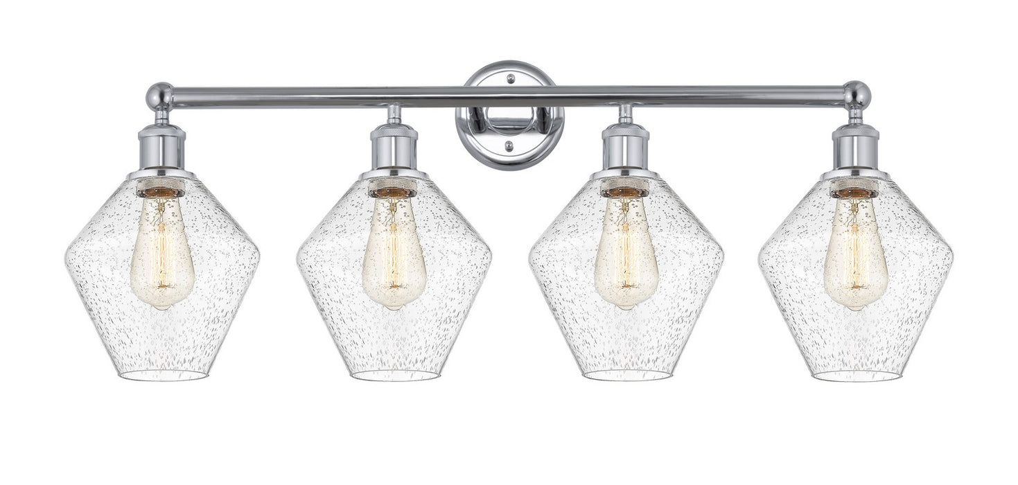 Innovations 616-4W-PC-G654-8 Four Light Bath Vanity, Polished Chrome