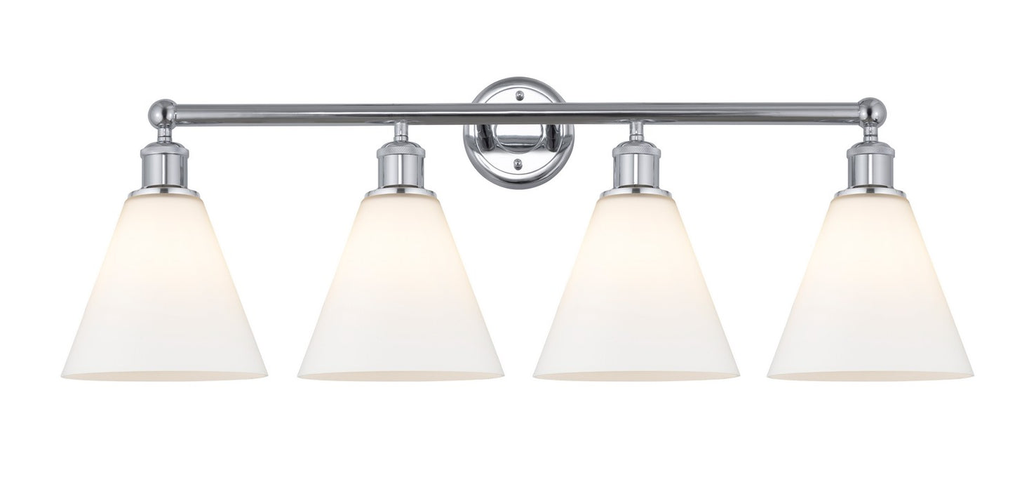 Innovations 616-4W-PC-GBC-81 Four Light Bath Vanity, Polished Chrome