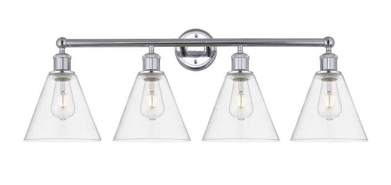 Innovations 616-4W-PC-GBC-82 Four Light Bath Vanity, Polished Chrome