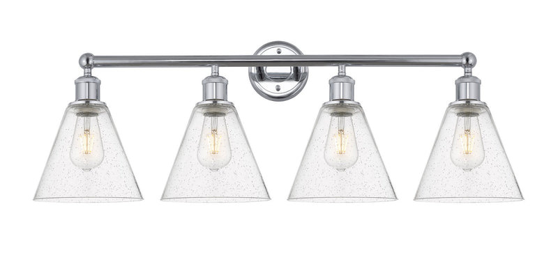 Innovations 616-4W-PC-GBC-84 Four Light Bath Vanity, Polished Chrome