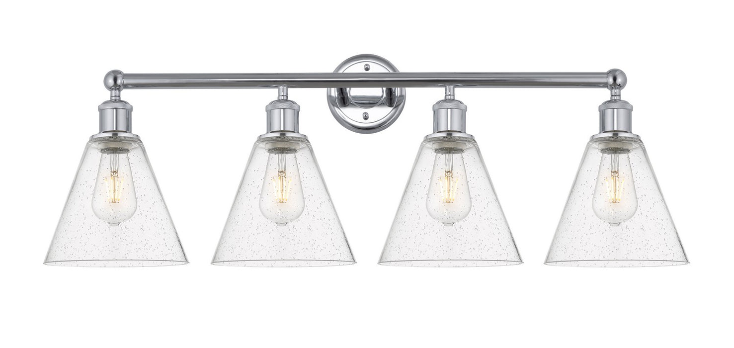 Innovations 616-4W-PC-GBC-84 Four Light Bath Vanity, Polished Chrome