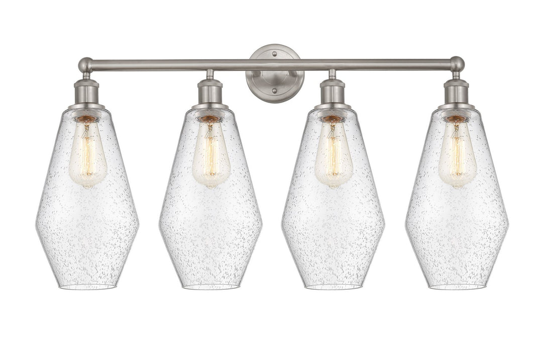 Innovations 616-4W-SN-G654-7 Four Light Bath Vanity, Satin Nickel