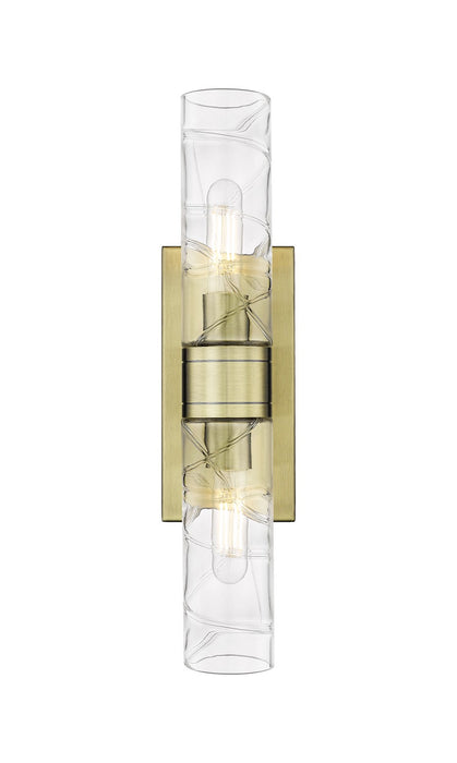 Innovations 617-2W-AB-G617-8DE LED Bath Vanity, Antique Brass
