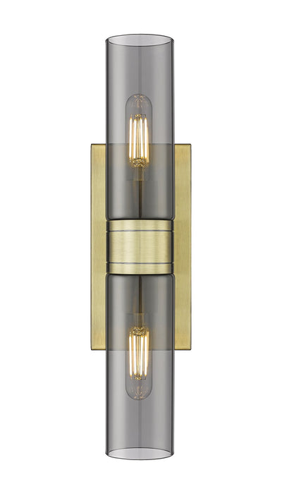 Innovations 617-2W-AB-G617-8SM LED Bath Vanity, Antique Brass