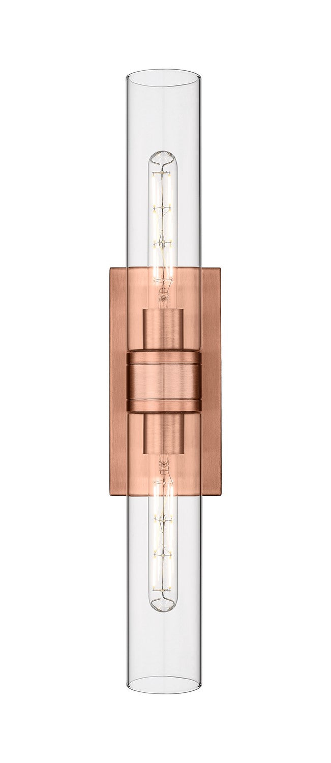 Innovations 617-2W-AC-G617-11CL LED Bath Vanity, Antique Copper