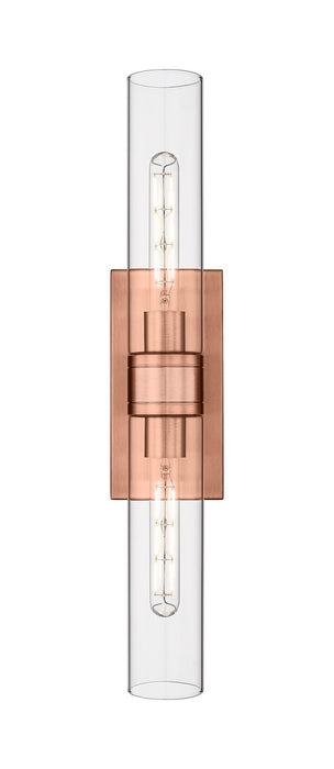 Innovations 617-2W-AC-G617-11CL LED Bath Vanity, Antique Copper