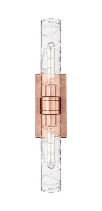 Innovations 617-2W-AC-G617-11DE LED Bath Vanity, Antique Copper
