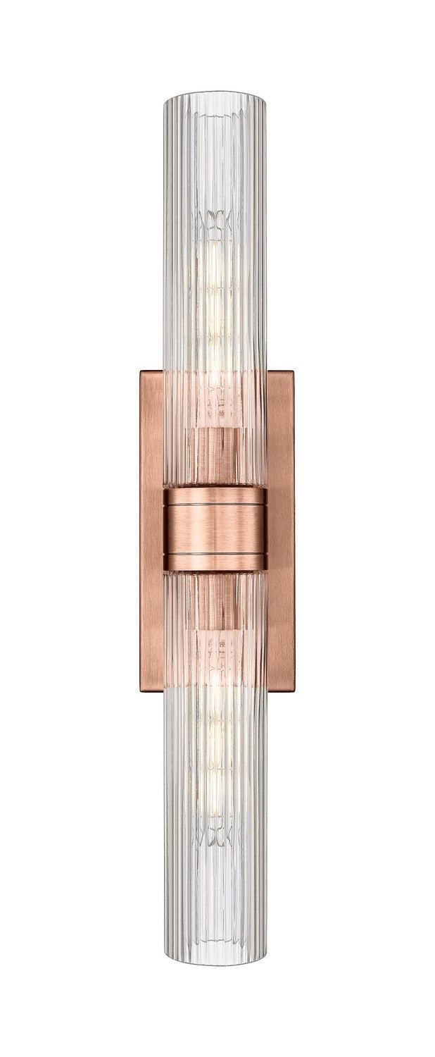 Innovations 617-2W-AC-G617-11SCL LED Bath Vanity, Antique Copper
