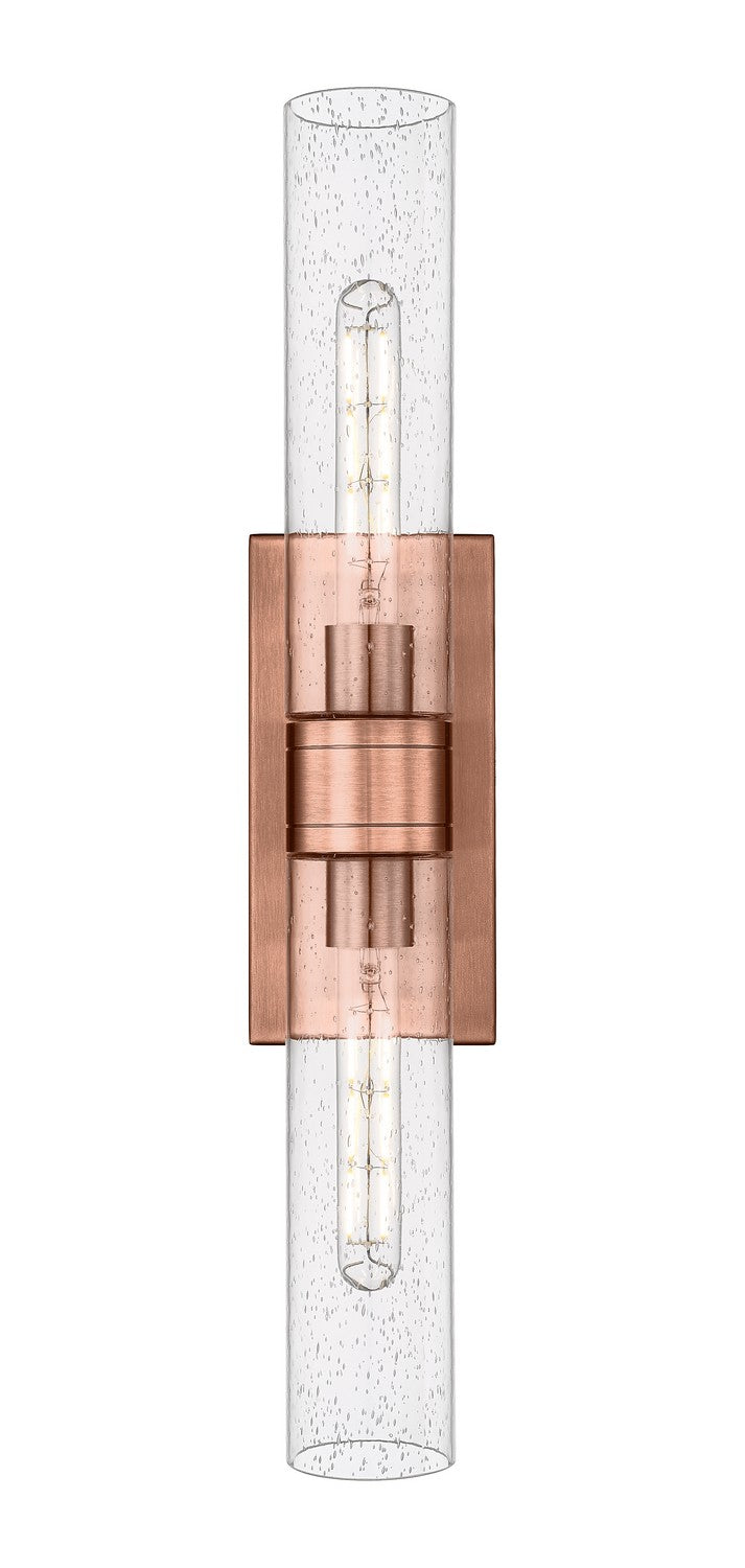 Innovations 617-2W-AC-G617-11SDY LED Bath Vanity, Antique Copper