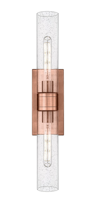 Innovations 617-2W-AC-G617-11SDY LED Bath Vanity, Antique Copper