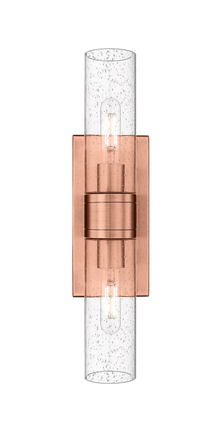 Innovations 617-2W-AC-G617-8SDY LED Bath Vanity, Antique Copper