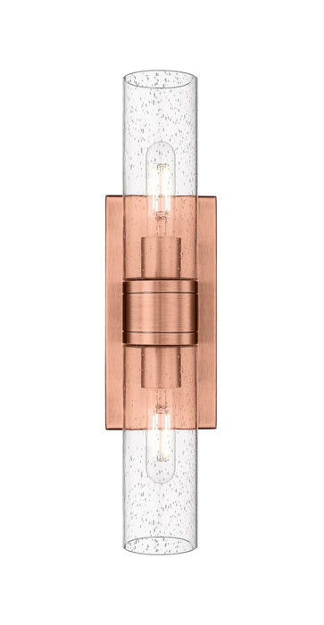 Innovations 617-2W-AC-G617-8SDY LED Bath Vanity, Antique Copper