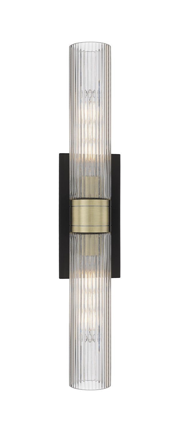 Innovations 617-2W-BAB-G617-11SCL LED Bath Vanity, Black Antique Brass