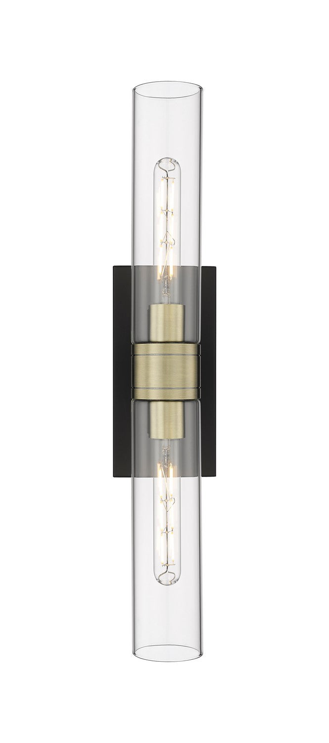 Innovations 617-2W-BAB-G617-11CL LED Bath Vanity, Black Antique Brass