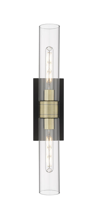 Innovations 617-2W-BAB-G617-11CL LED Bath Vanity, Black Antique Brass