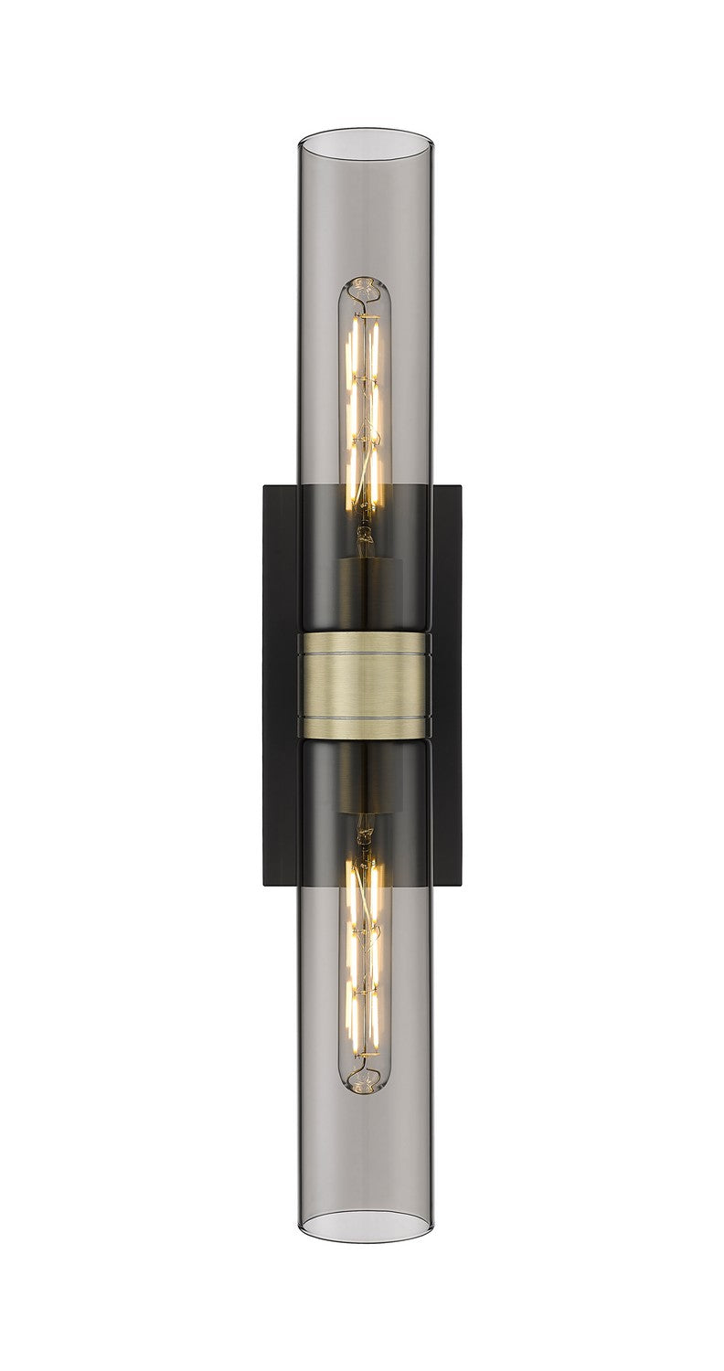 Innovations 617-2W-BAB-G617-11SM LED Bath Vanity, Black Antique Brass
