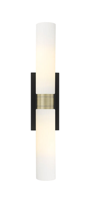Innovations 617-2W-BAB-G617-11SWH LED Bath Vanity, Black Antique Brass