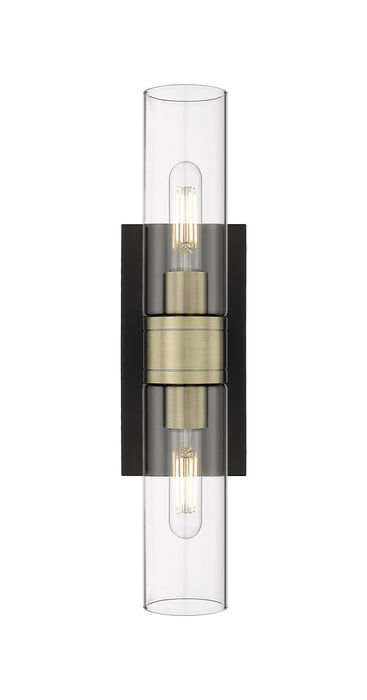 Innovations 617-2W-BAB-G617-8CL LED Bath Vanity, Black Antique Brass