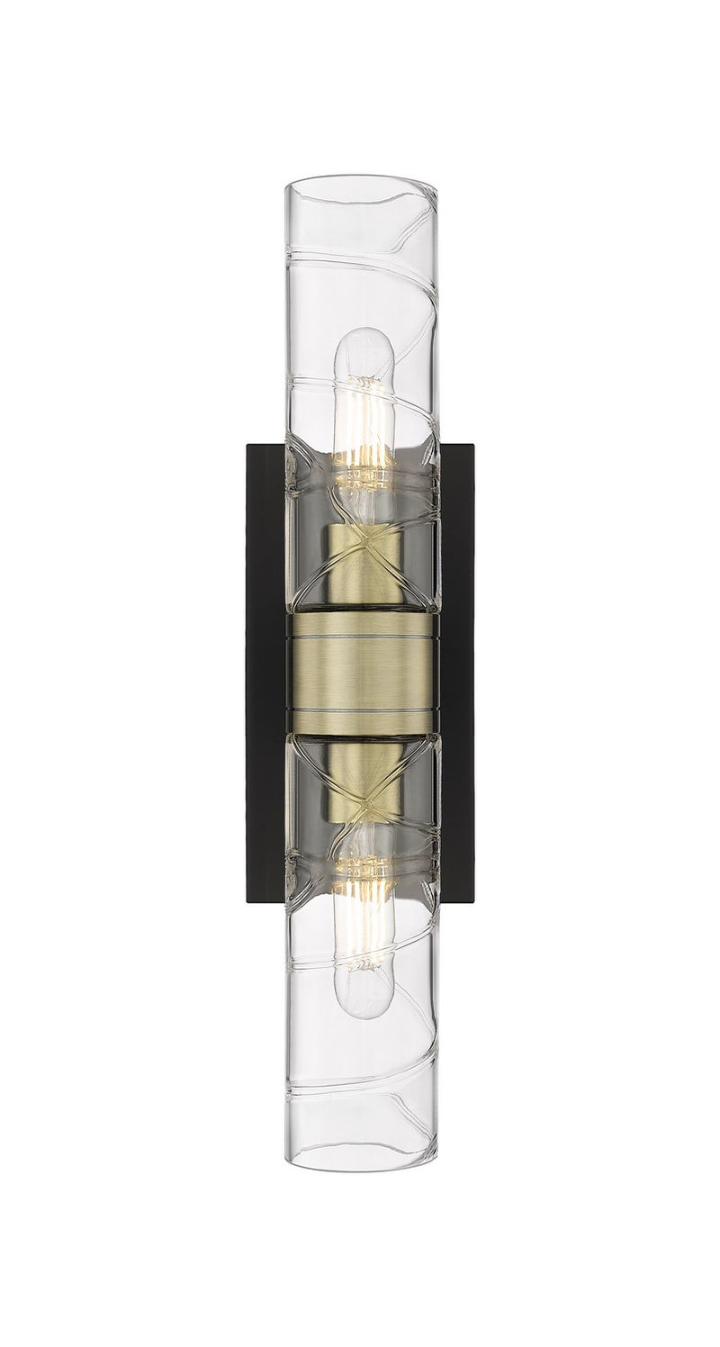 Innovations 617-2W-BAB-G617-8DE LED Bath Vanity, Black Antique Brass