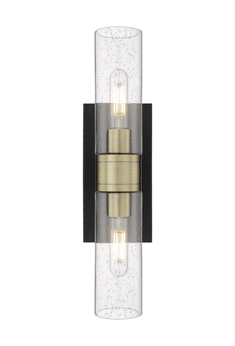 Innovations 617-2W-BAB-G617-8SDY LED Bath Vanity, Black Antique Brass