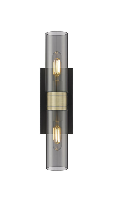 Innovations 617-2W-BAB-G617-8SM LED Bath Vanity, Black Antique Brass