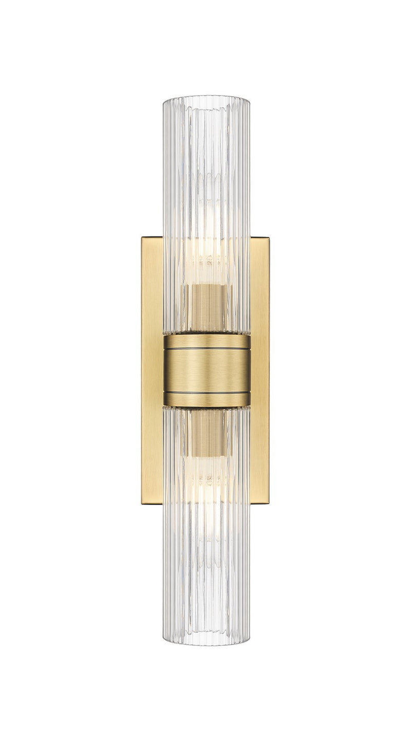 Innovations 617-2W-BB-G617-8SCL LED Bath Vanity, Brushed Brass